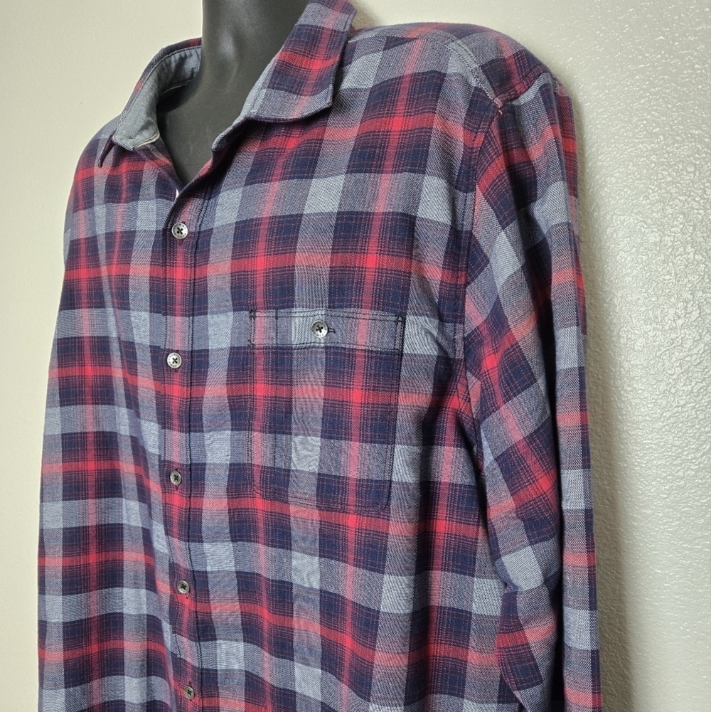 Tommy Bahama Men’s Canyon Beach Cozy Stretch Flannel Plaid size XXL - Picture 7 of 16